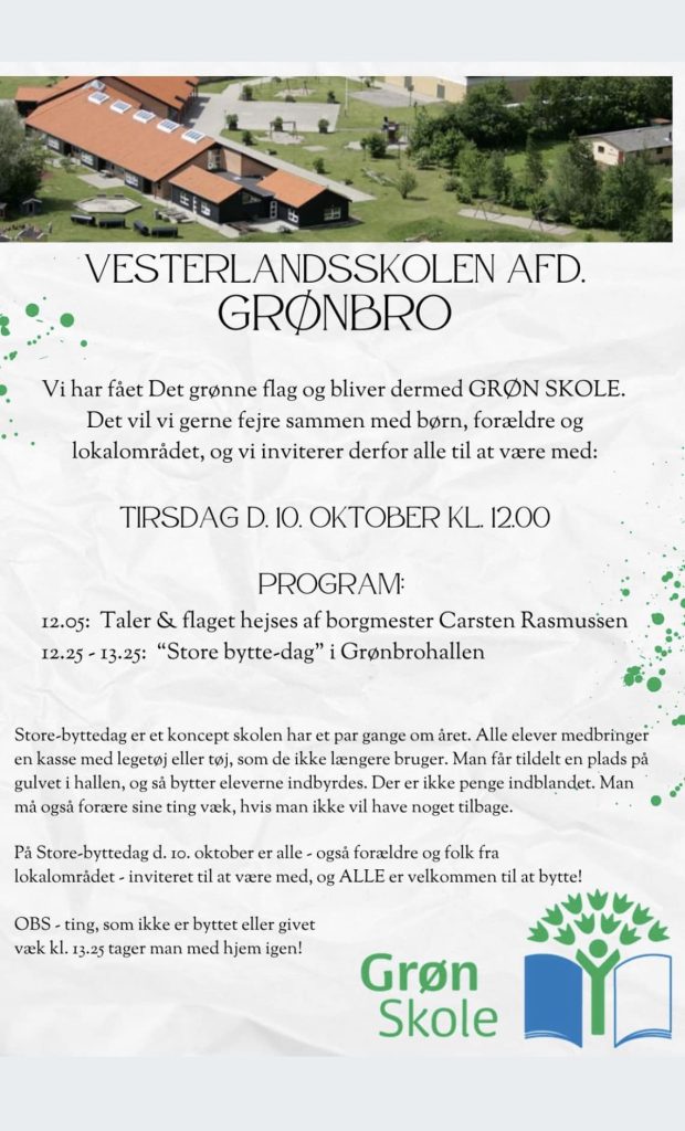 Grøn Skole på Vesterlandsskolen afd. Grønbro